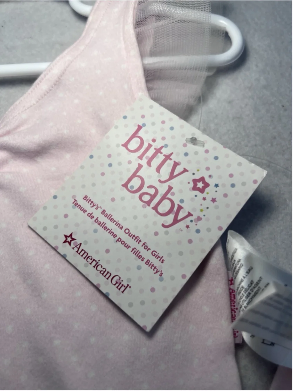Bitty's™ Ballerina Outfit for Little Girls Size 3T Pink Leotard Tutu Headband ￼
